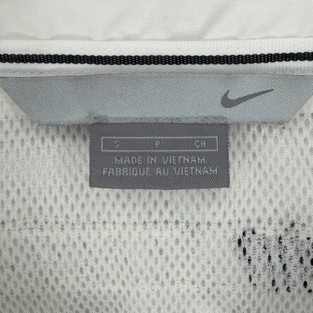 Nike Men's White and Gray Windbreaker